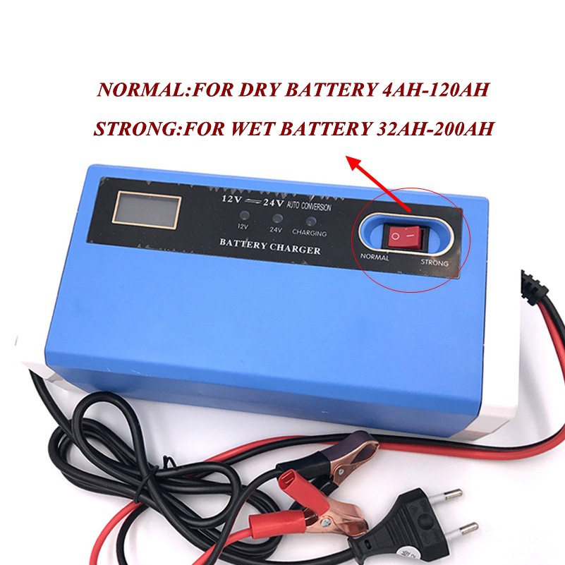 12V/24V 10A 15A smart car battery charge