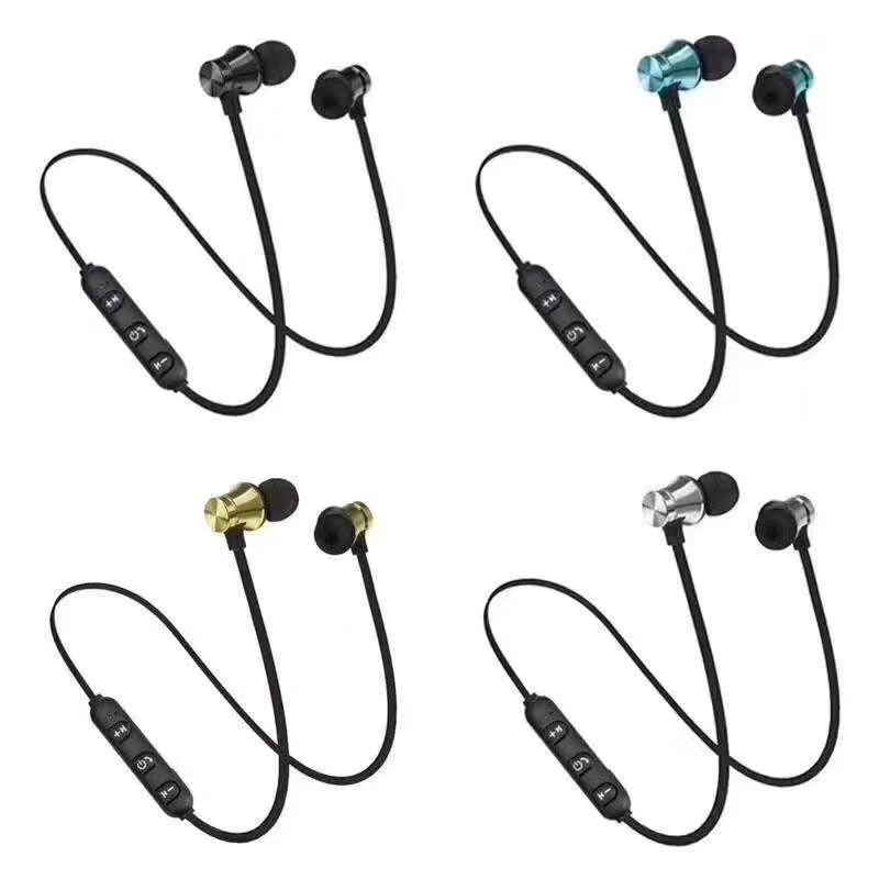 现货颈挂式耳机跑步健身运动颈挂耳机立体声磁吸挂式蓝牙耳机礼品