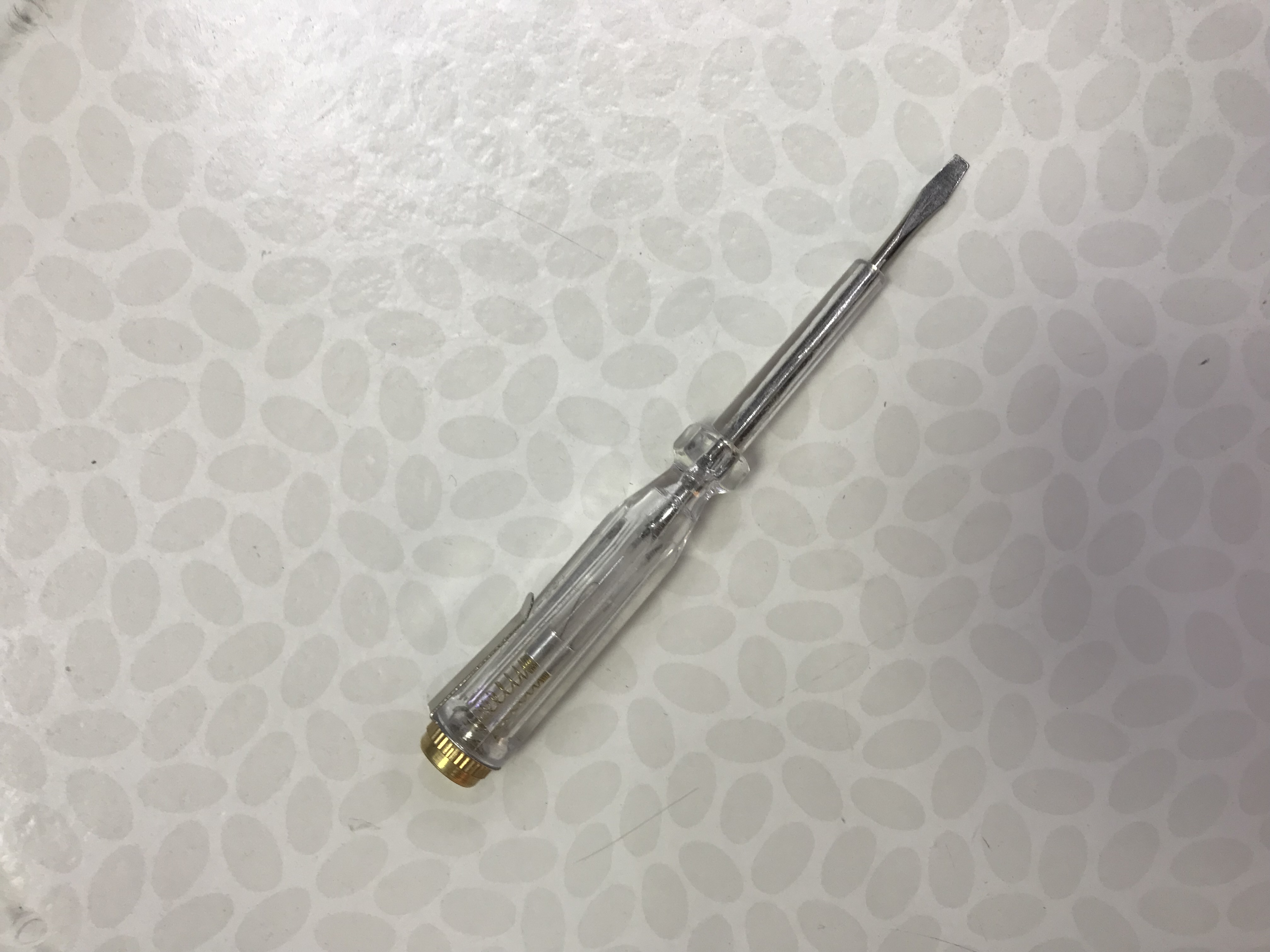 一字头测电笔电工专用螺丝刀试电笔长度12.5
