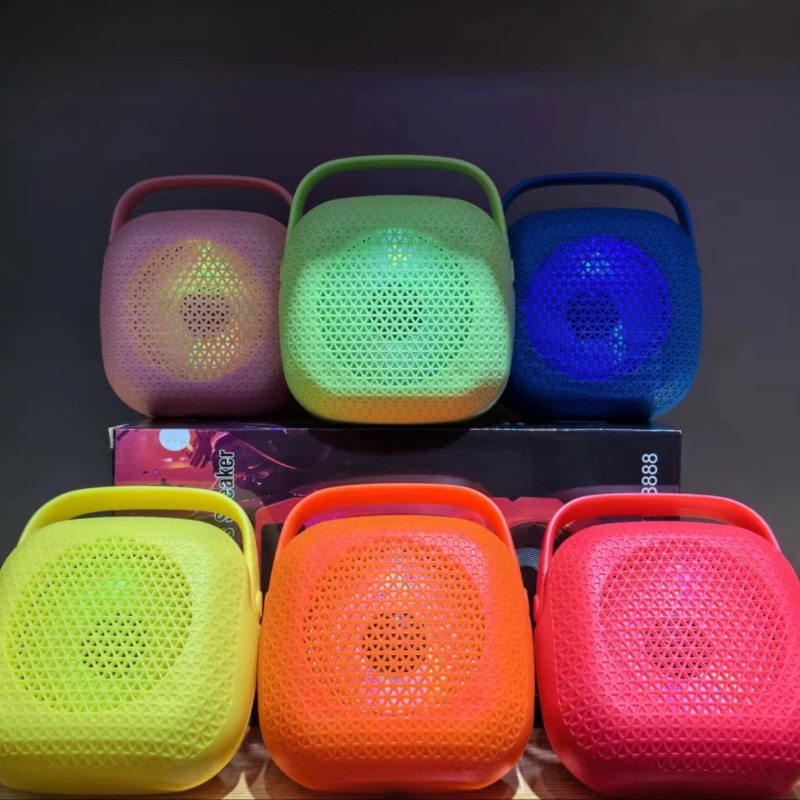 新款私模3寸手提蓝牙小音箱户外家用便携式迷你低音炮马卡龙音响XTT-341