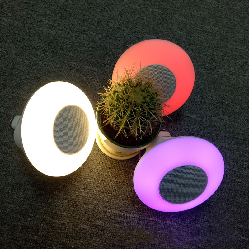 疯抢热卖家用防水蓝牙音响LED七彩氛围蓝牙音响灯创意音箱