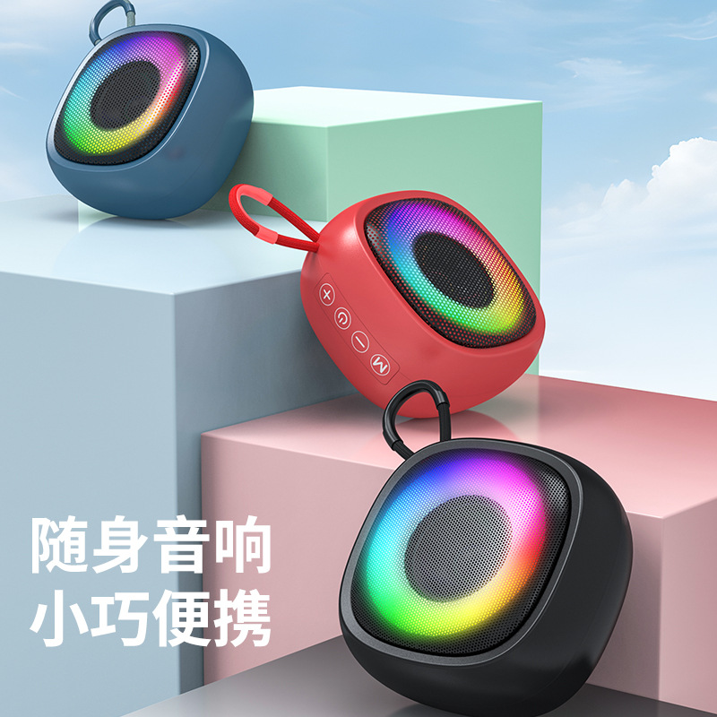 新款跨境蓝牙音箱便携户外小型家用迷你音响无线便携式低音炮音箱