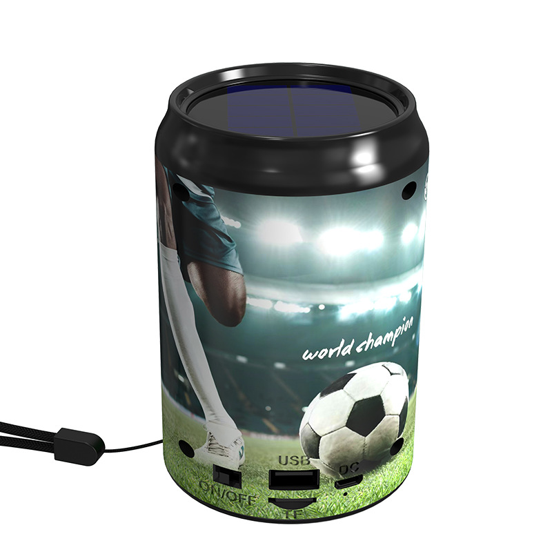 足球⚽蓝牙音箱琉璃小音响家用便携迷你音响V16无线蓝牙音响设备适配多场景