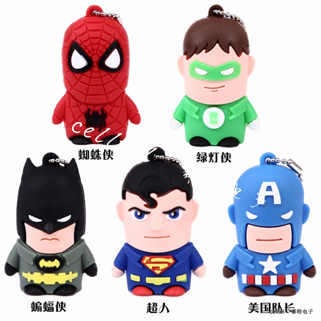 复仇者联盟小黄人 4GU盘卡通创意个性迷你可定做USB