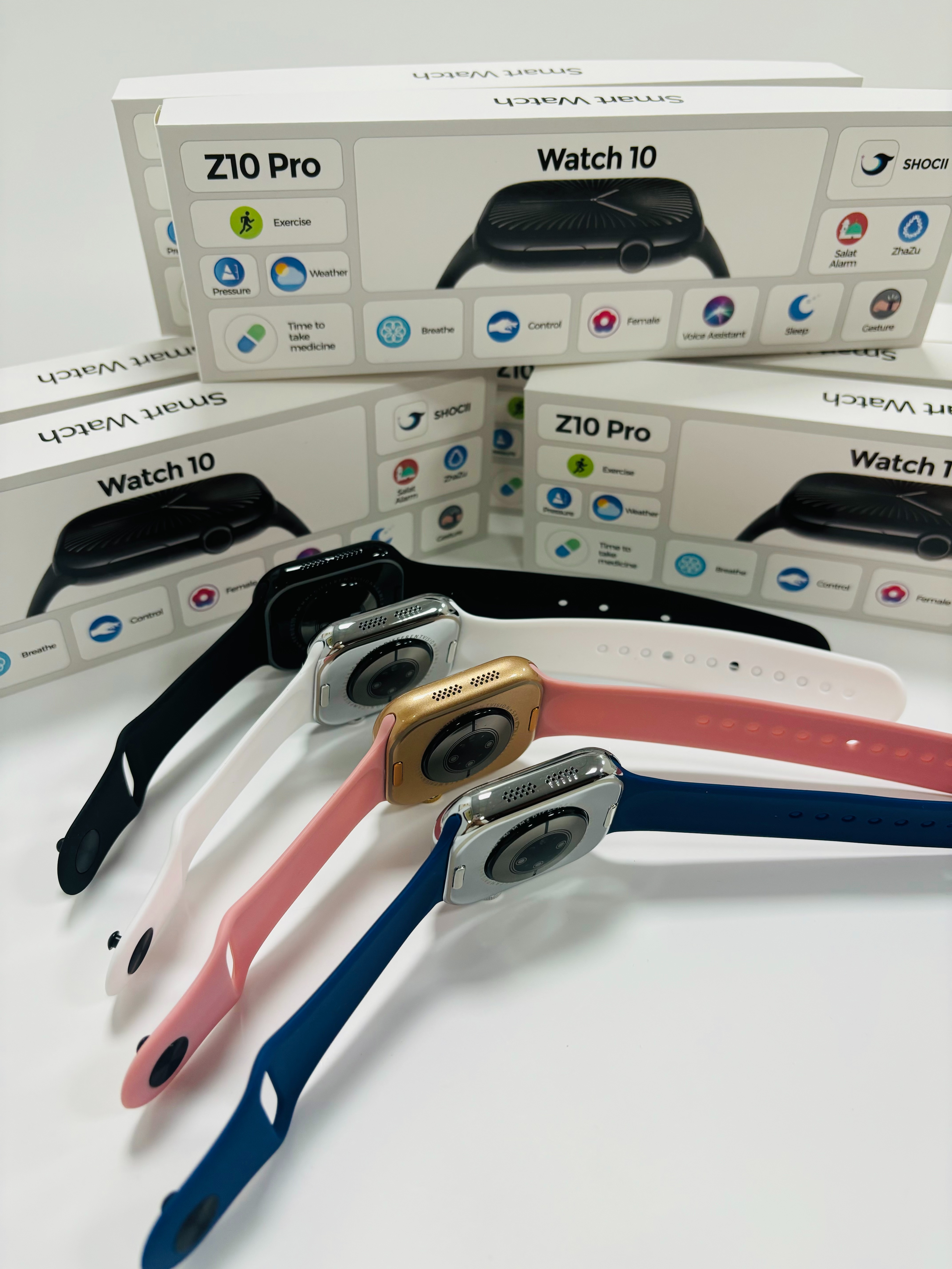 跨境爆款Z10 Pro智能手表蓝牙通话2.01inch+灵动岛S10 Pro双蜂