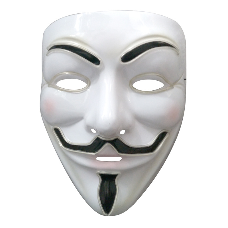 十色冷光面具 酷炫高亮 适用于电音节以及