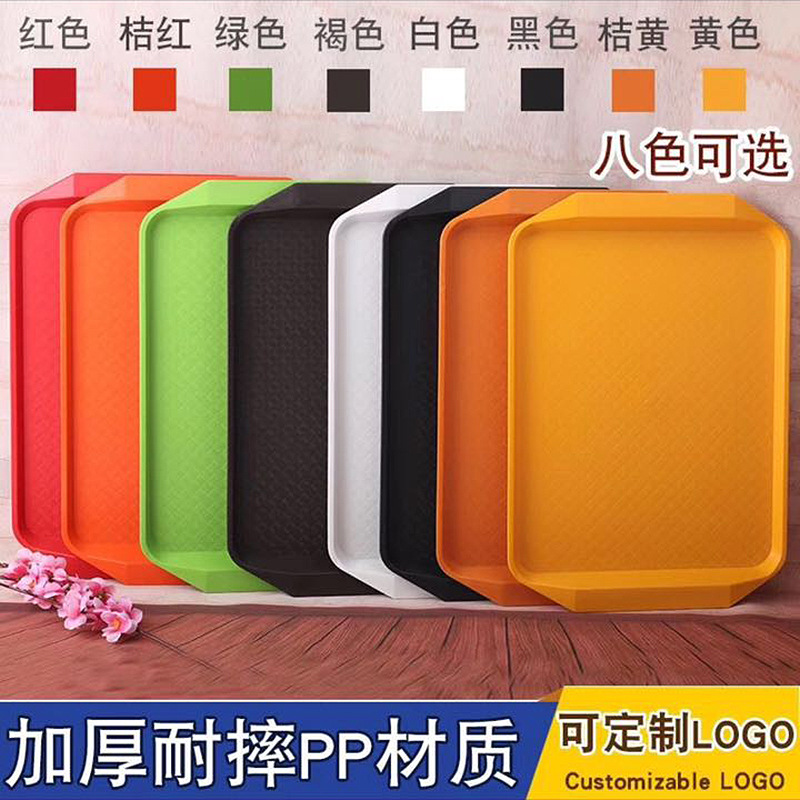 厂家直销优质塑料长方形酒店托盘耐高温防滑