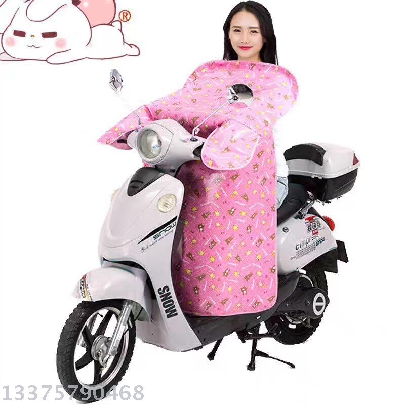 电动车新款夏季挡风被 防晒连体款挡风被 