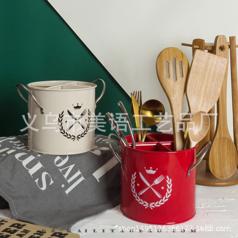 2025新款家用厨具餐具收纳桶批发创意多