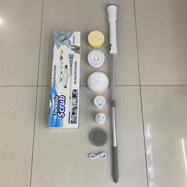 伸缩清洁刷无线清洁刷子瓷砖厕所刷碗洗锅刷