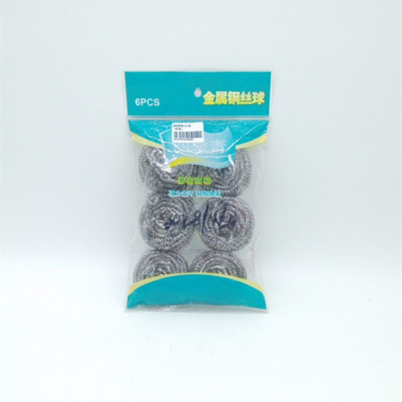 四季青6个钢丝球 不生锈清洁钢丝网球 去
