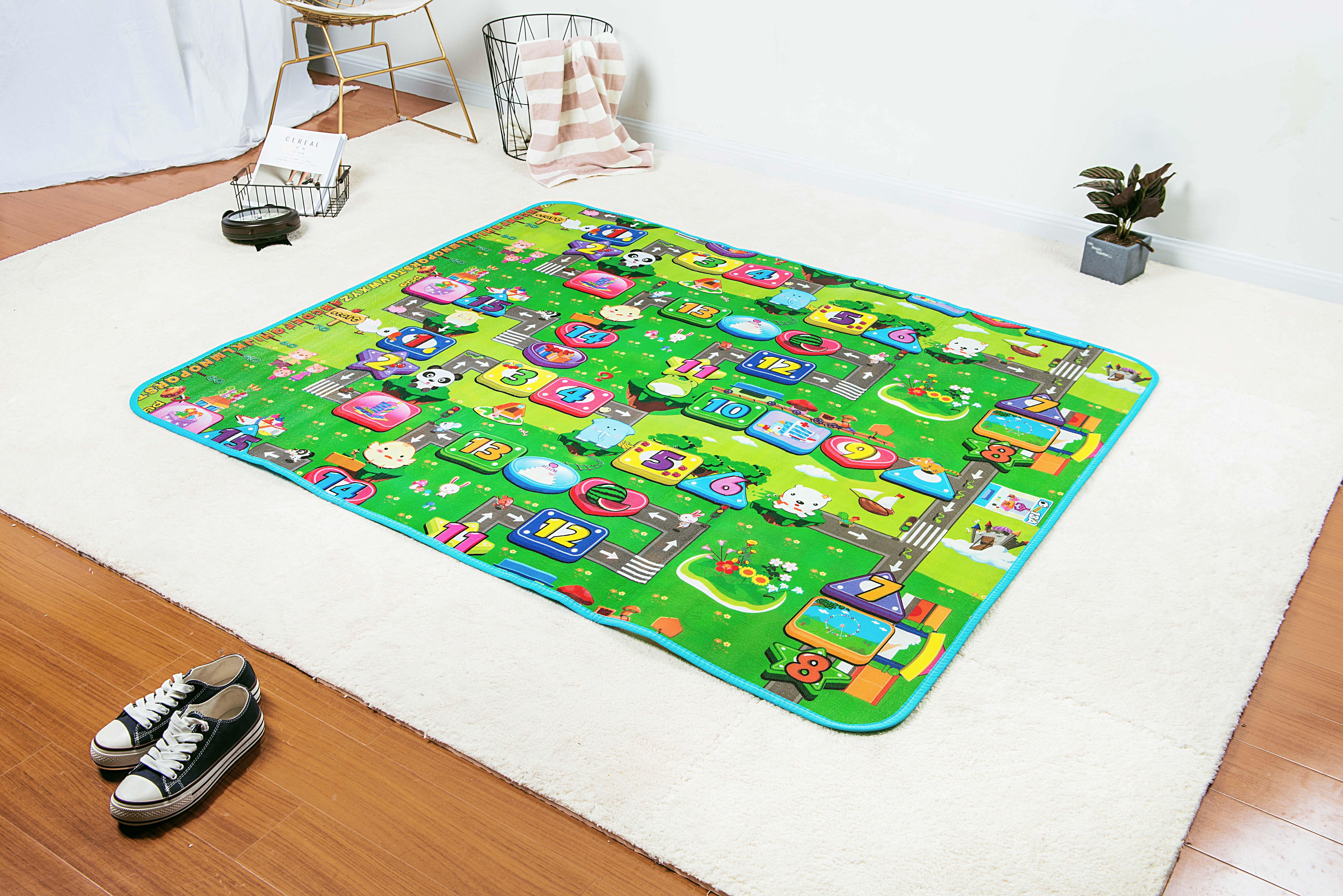 千思儿童爬爬垫EPE双面5MM厚150*