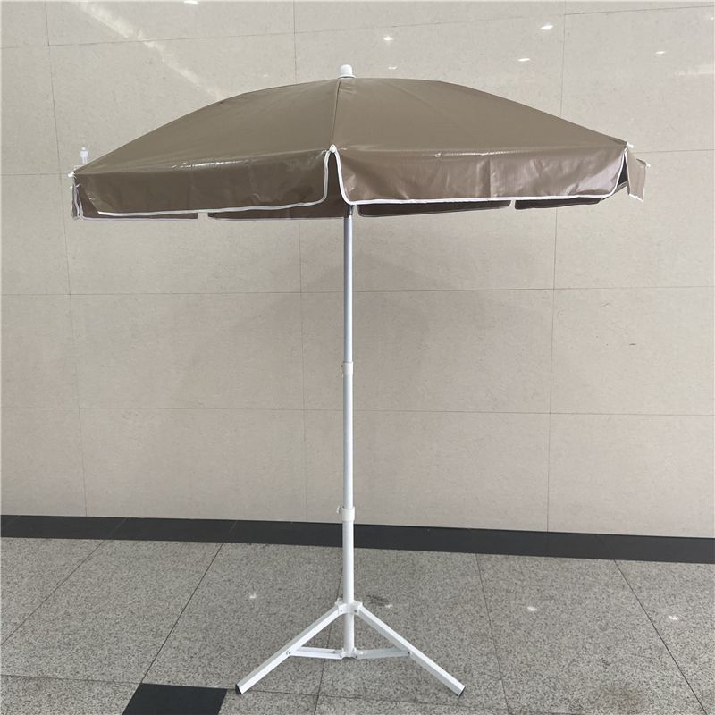 100公分沙滩伞40寸沙滩伞PVC棕色图案