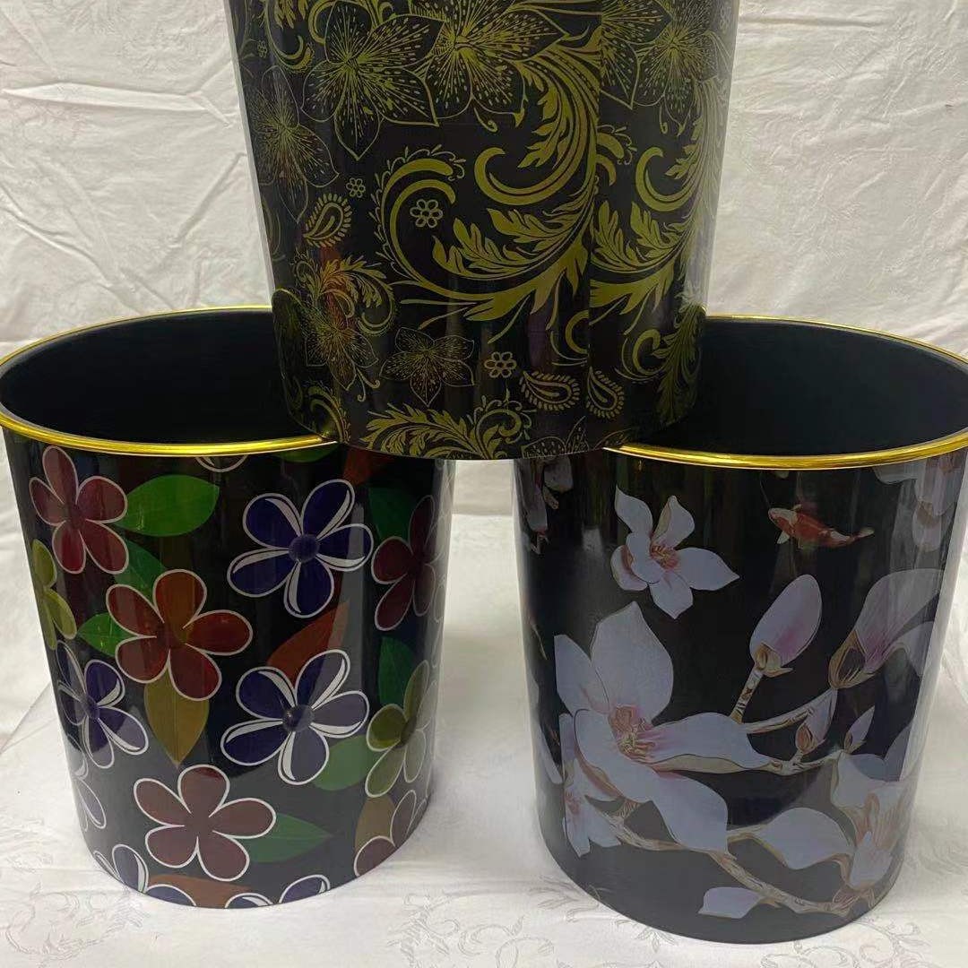 【办公室】183#310黑色垃圾桶 100/件310黑色垃圾桶塑料酒店卫生间办公室ktv厕所纸篓纸筒多元货源