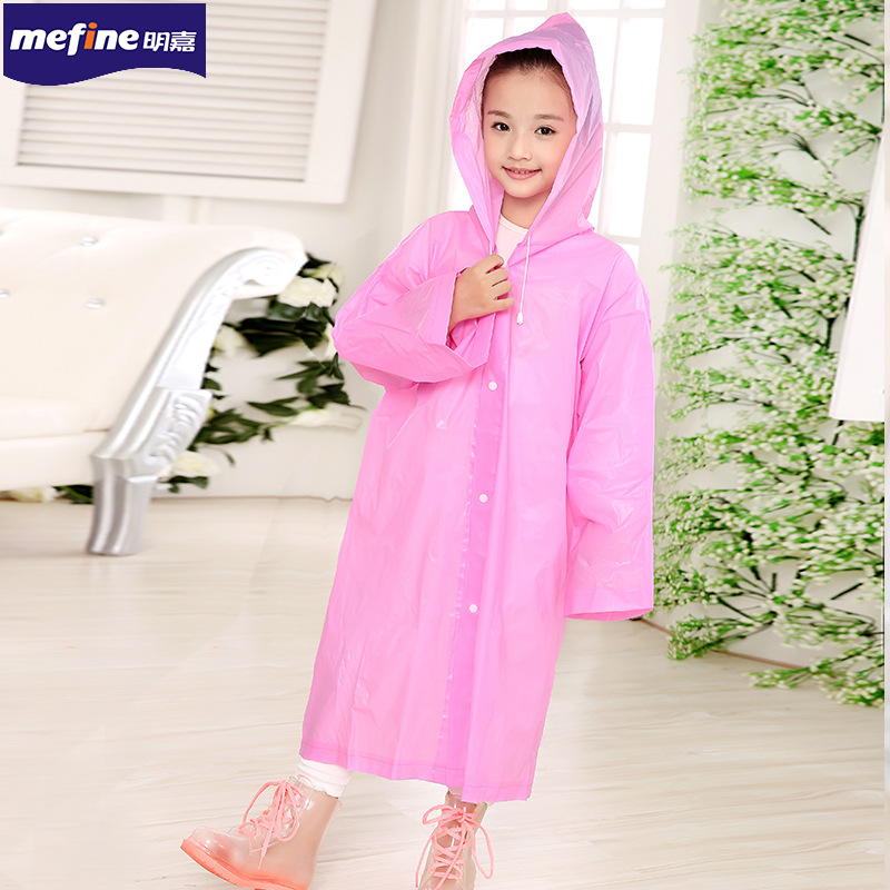明嘉儿童雨衣全身连体雨衣男童女童加印学生