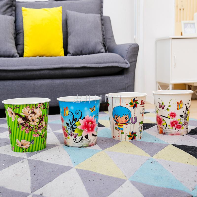 厂家直销 5012白色垃圾桶 纸篓 不带