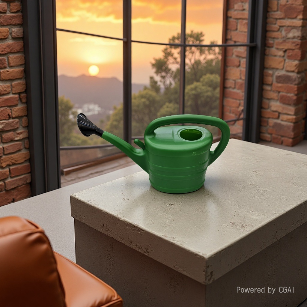 绿色浇水壶园林农田灌溉工具农田水管灌溉定