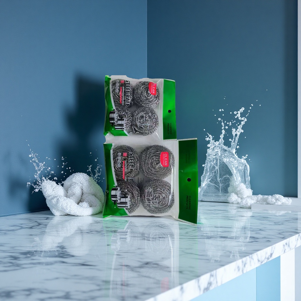 钢丝球清洁球套装铜丝球厨房清洁用品