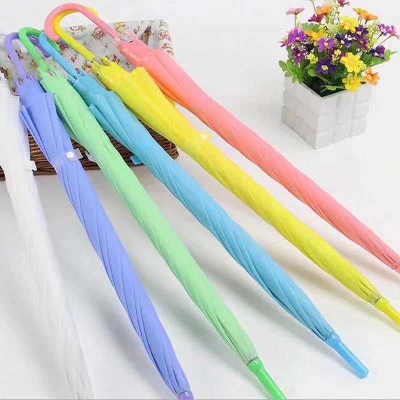 环保磨砂伞一次性poe伞直杆伞童伞定制广