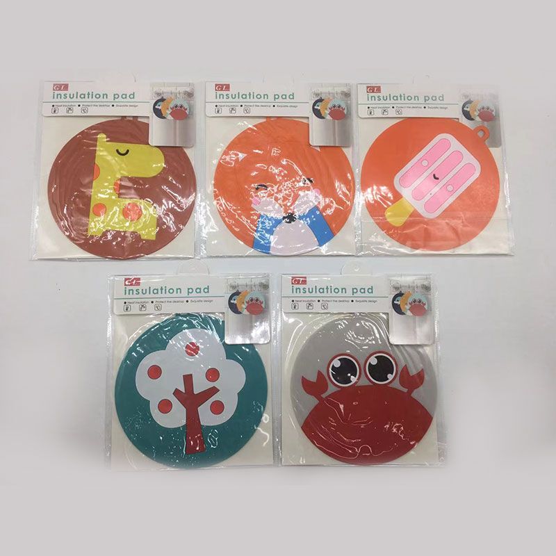 隔热垫硅胶垫餐桌垫卡通餐垫家用杯垫砂锅垫