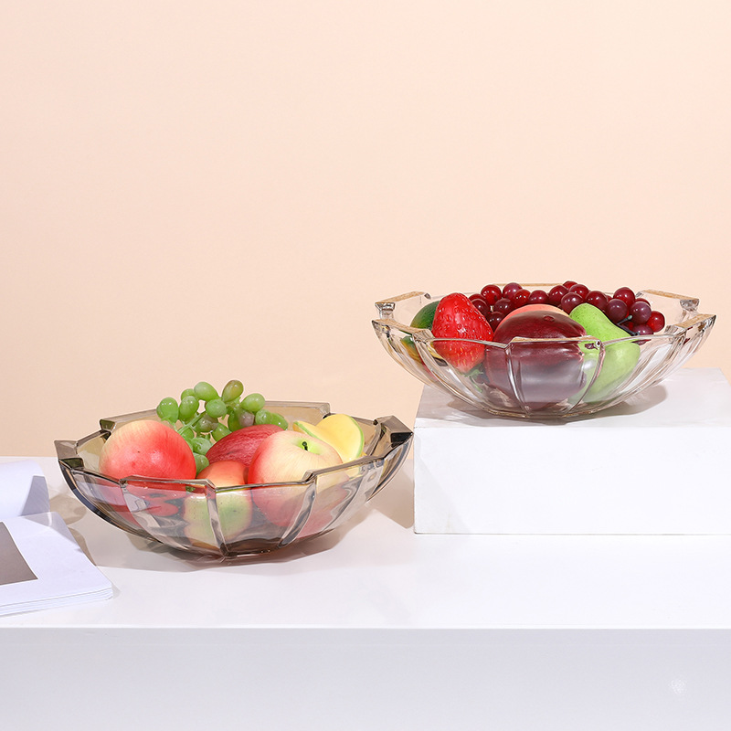 北欧轻奢风加厚水果盘创意零食水果托盘家用