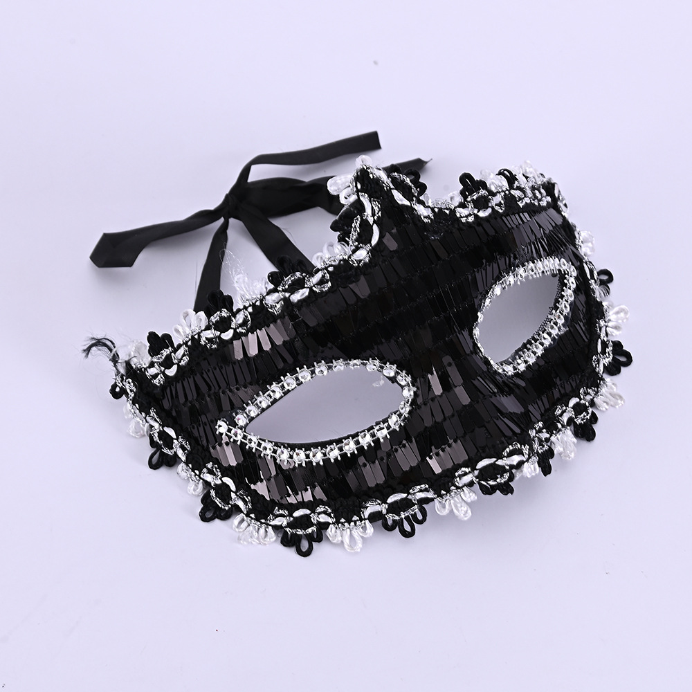 跨境专供万圣节化妆面具创意派对装扮面具舞会表演面罩厂家批发