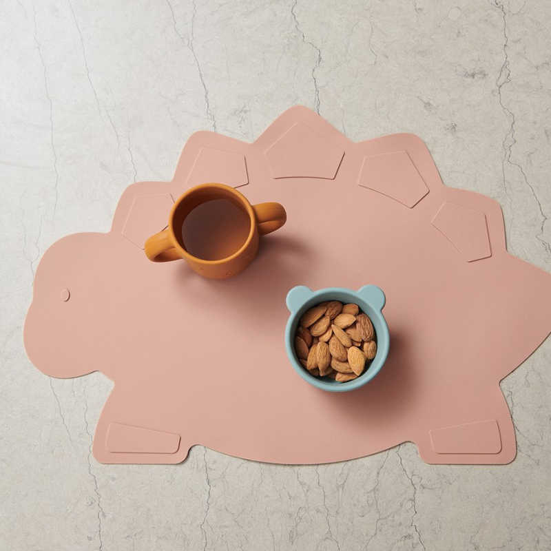 跨境创意硅胶餐垫 半圆加厚隔热防烫防滑垫 硅胶杯垫易清洗耐高温