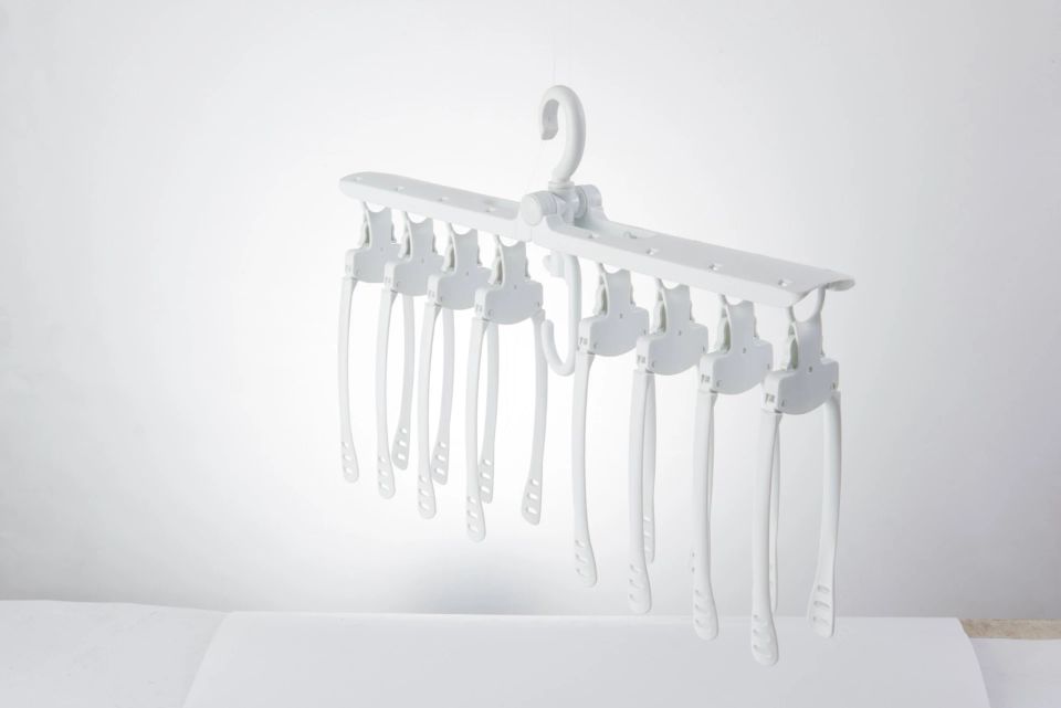 多功能衣架家用防滑可折叠旋转衣架晾衣神器抖音魔术衣架现货批发