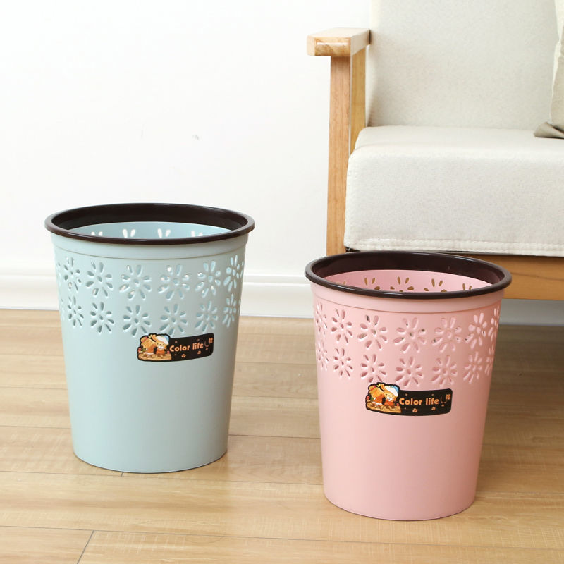 批发零售垃圾篓办公室客厅卧室家用垃圾桶镂