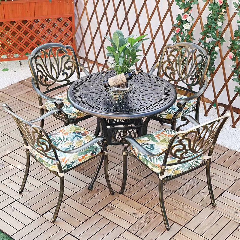 远翔户外休闲桌椅 铸铝桌椅套装 伊丽莎白套装