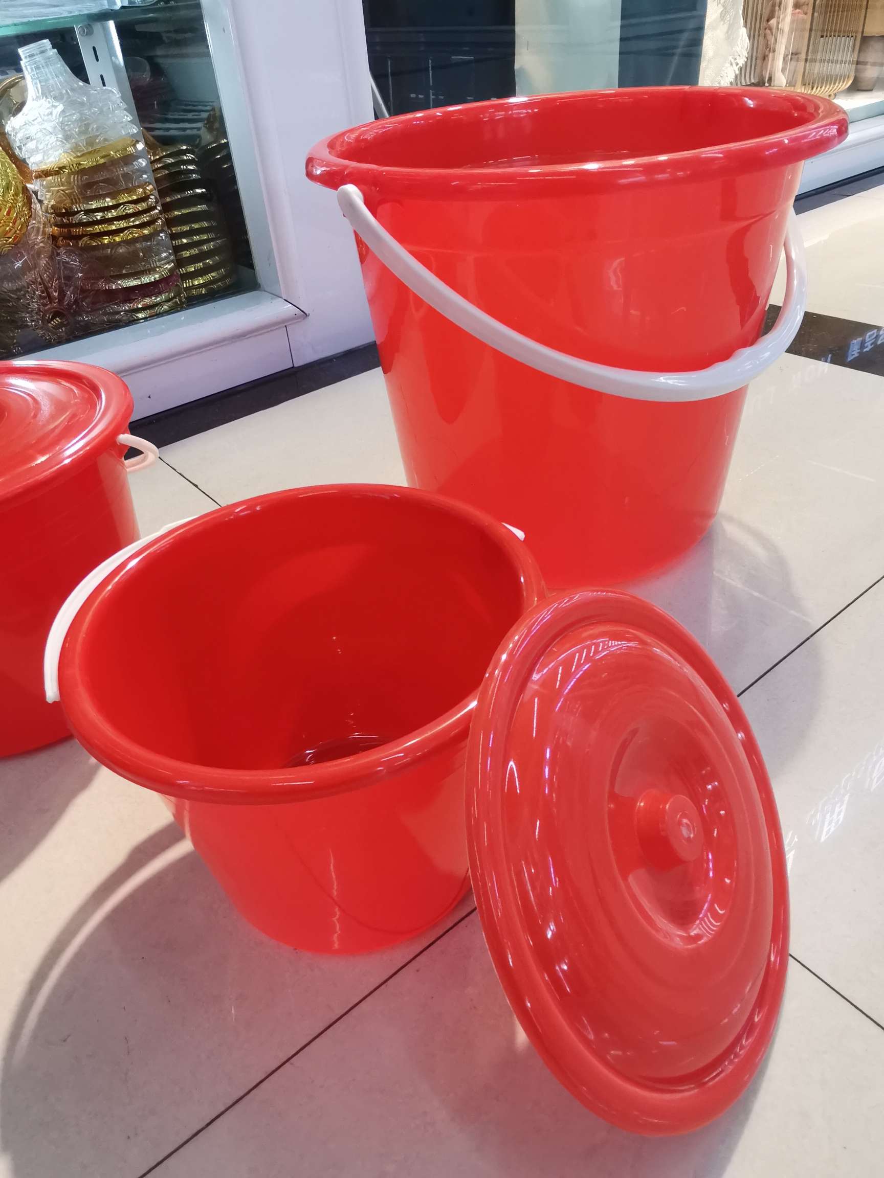 宿舍桶塑料水桶手提加厚洗衣桶家用多功能储水桶圆形桶宿舍洗衣桶 帆