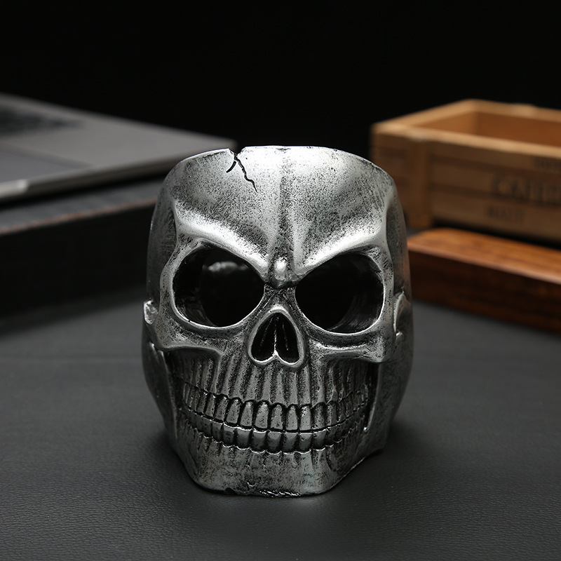 鬼脸面具万圣节舞会化妆男款骷髅全脸面具鬼