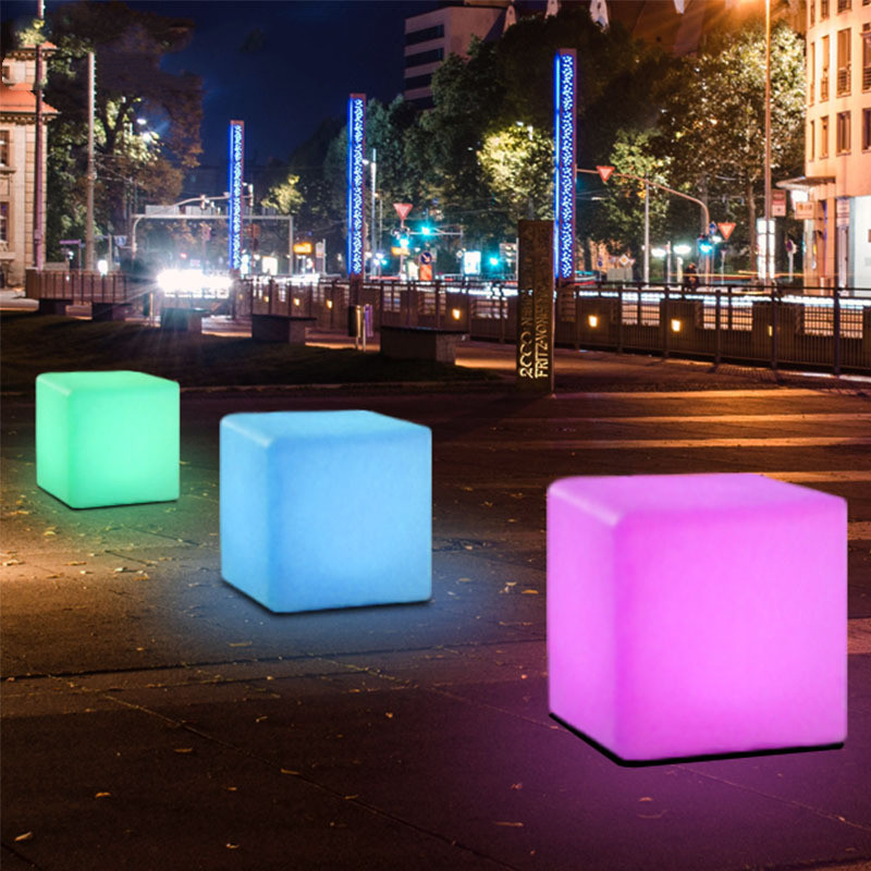 LED酒吧 KTV 酒店*塑胶椅凳 七彩发光家具吧凳