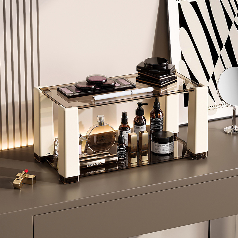 D47-9200水杯置物架杯子化妆品口红手办盲盒文具办公室桌面轻奢双