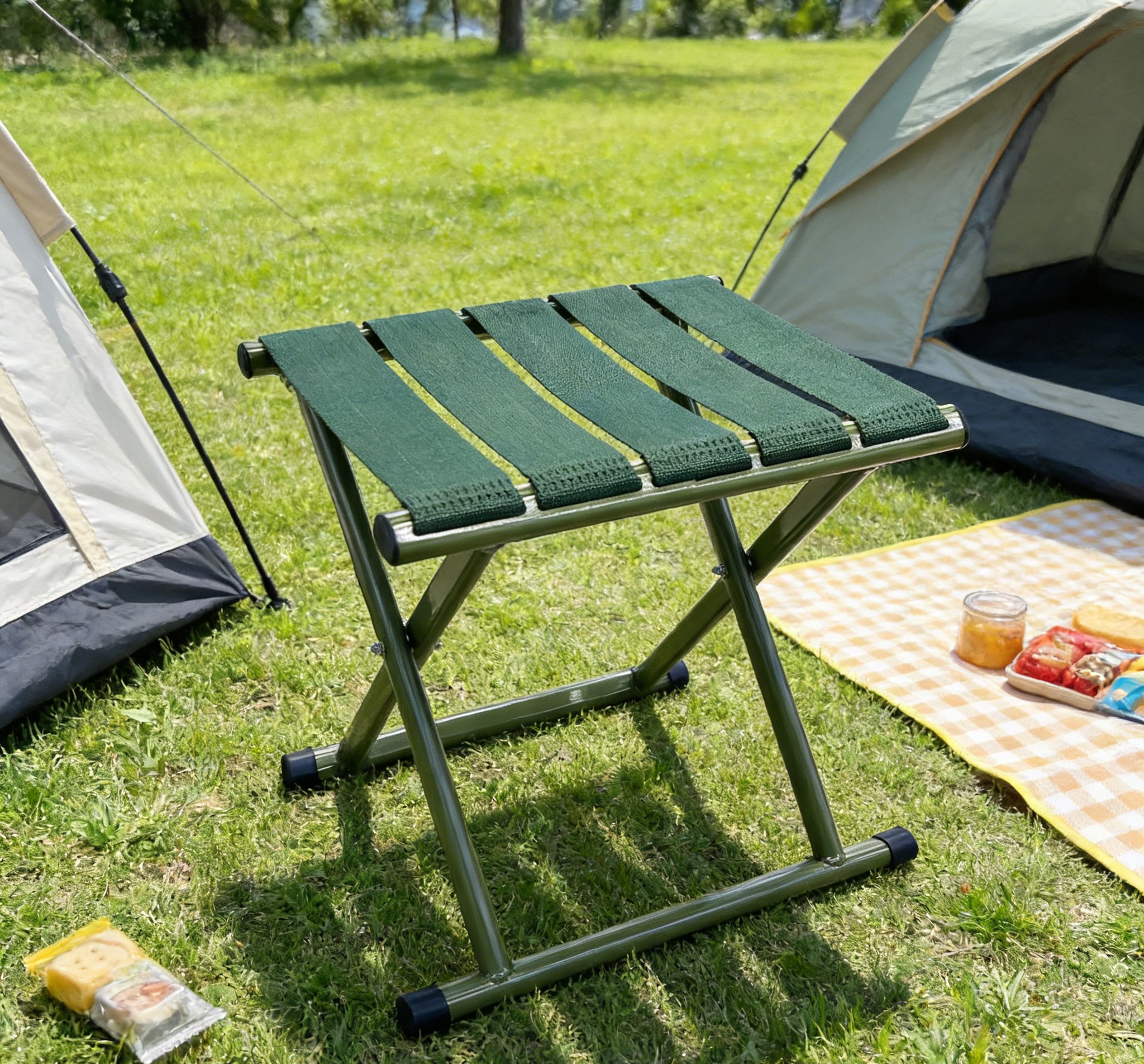 45高加宽加大马扎折叠凳厚实户外野营便捷凳子折叠