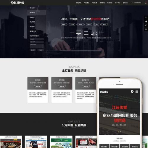 高端大气网站建站优化推广网络公司软件开发